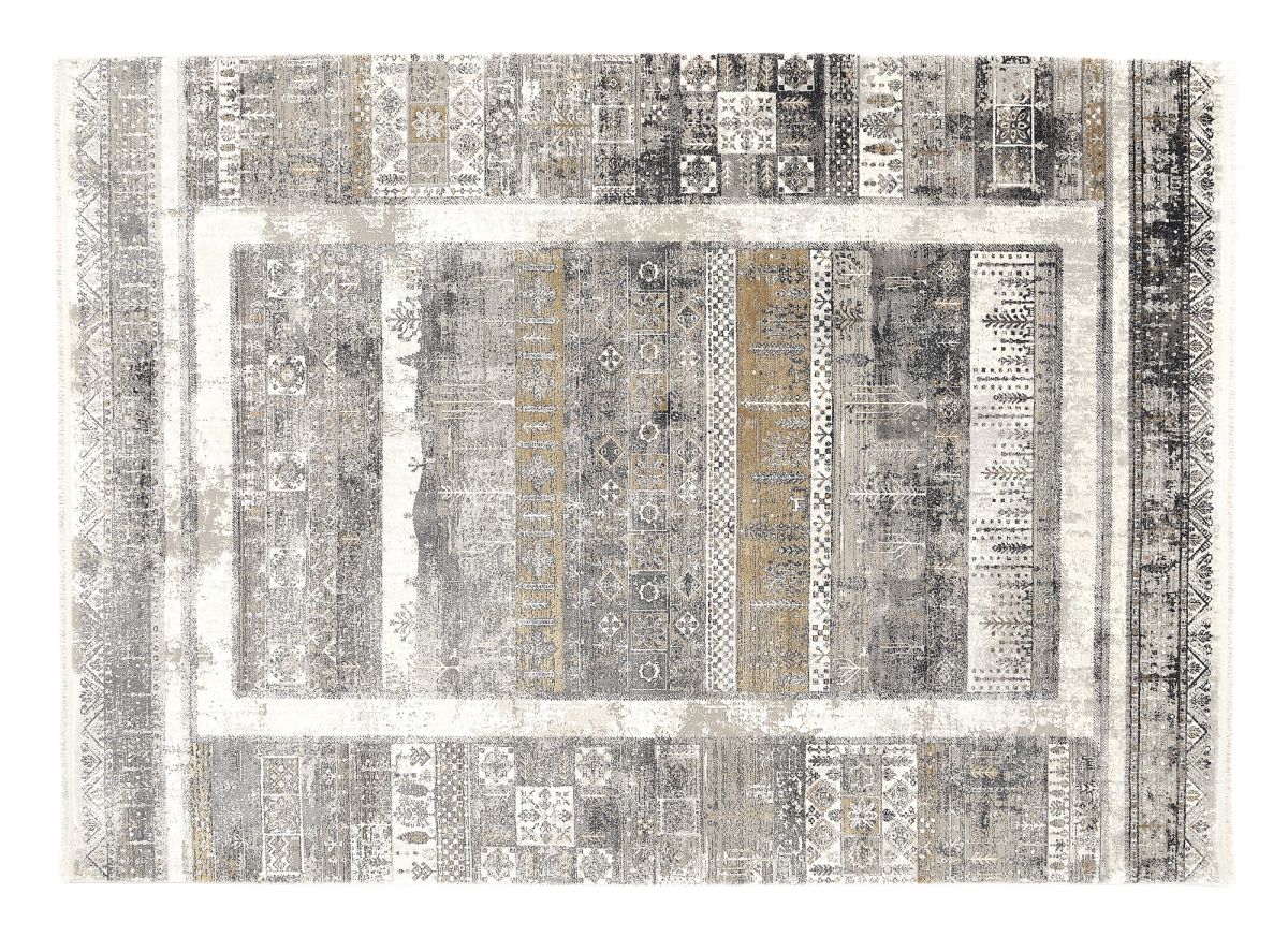 Webteppich Nosta Grau-Mix 140 x 200 cm