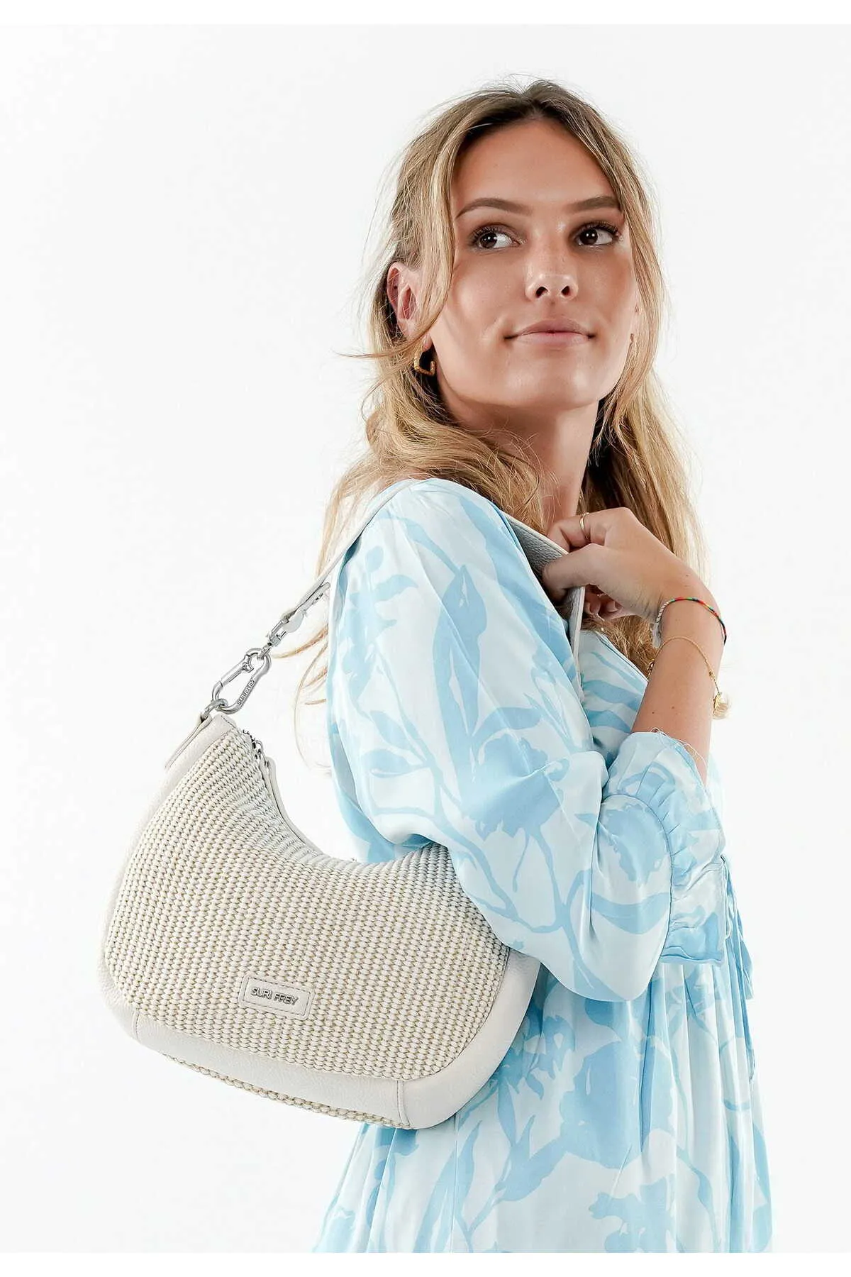 SURI FREY  Handtasche - Ecru - Strukturiert