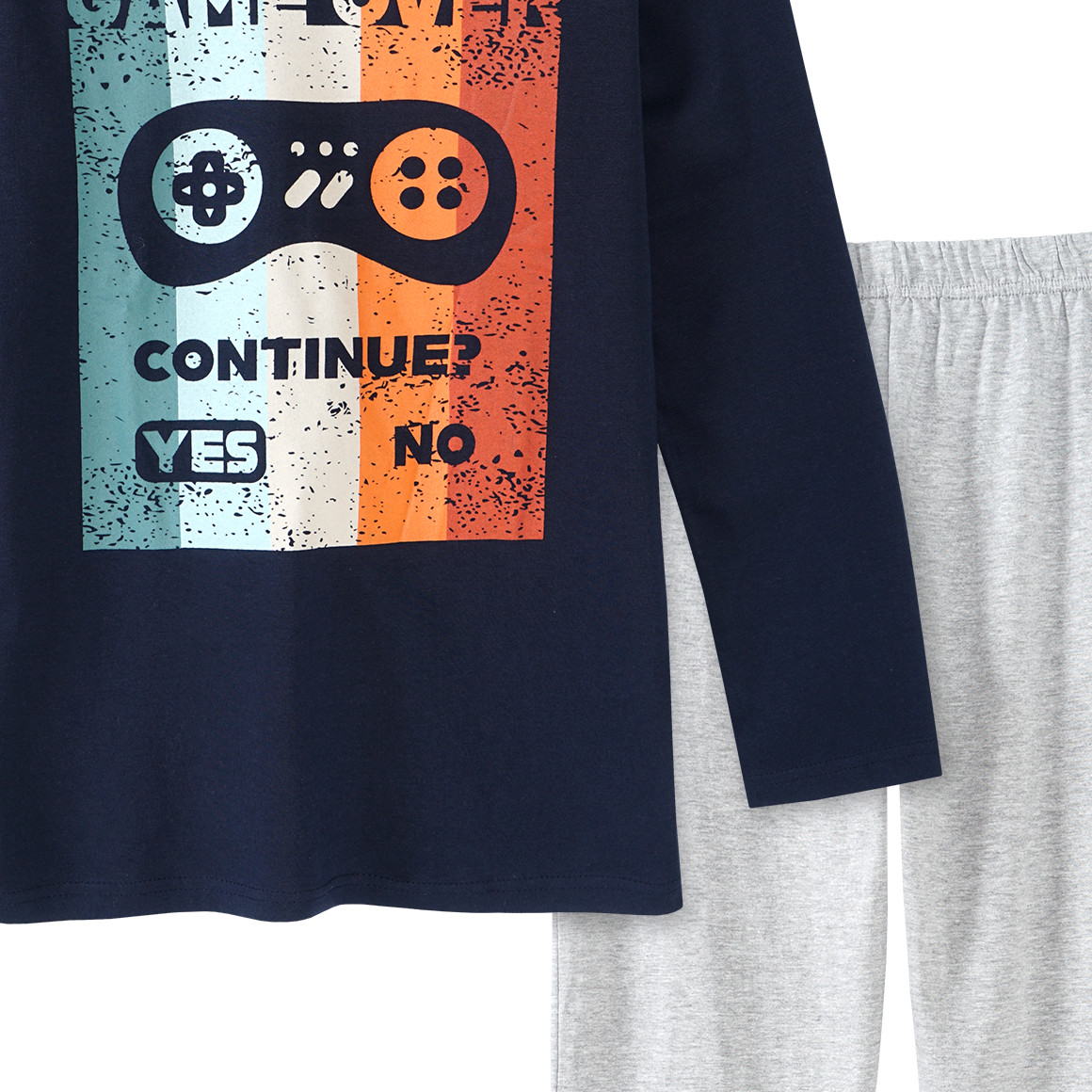 Jungen Schlafanzug mit Gaming-Print