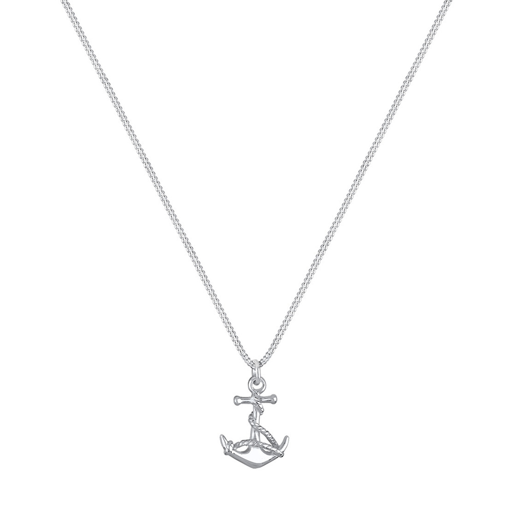 Elli Elli by Julie & Grace Collier Femme Ancre Mer Mer Collier Femme Argent (925/1000) collier