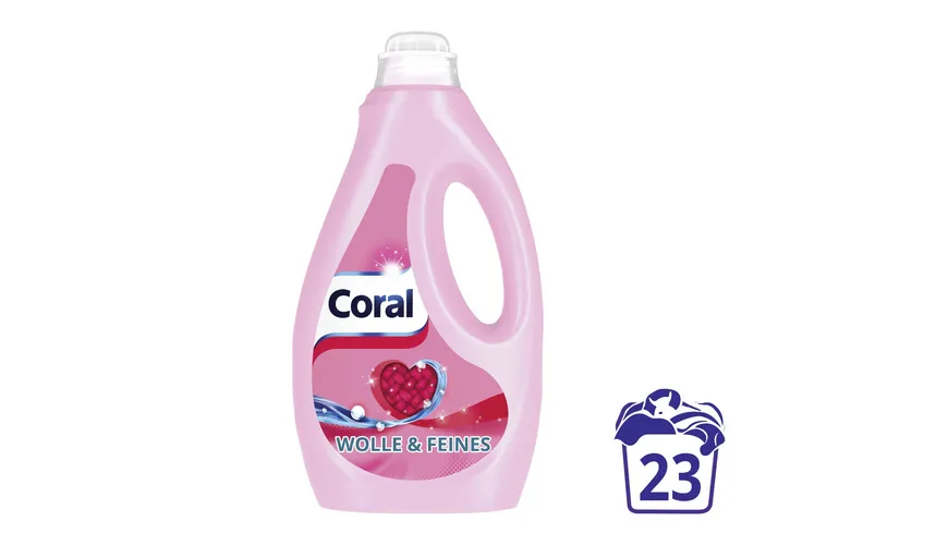 Coral Flüssigwaschmittel Wolle & Feines 23 WL  1 1.15 l
