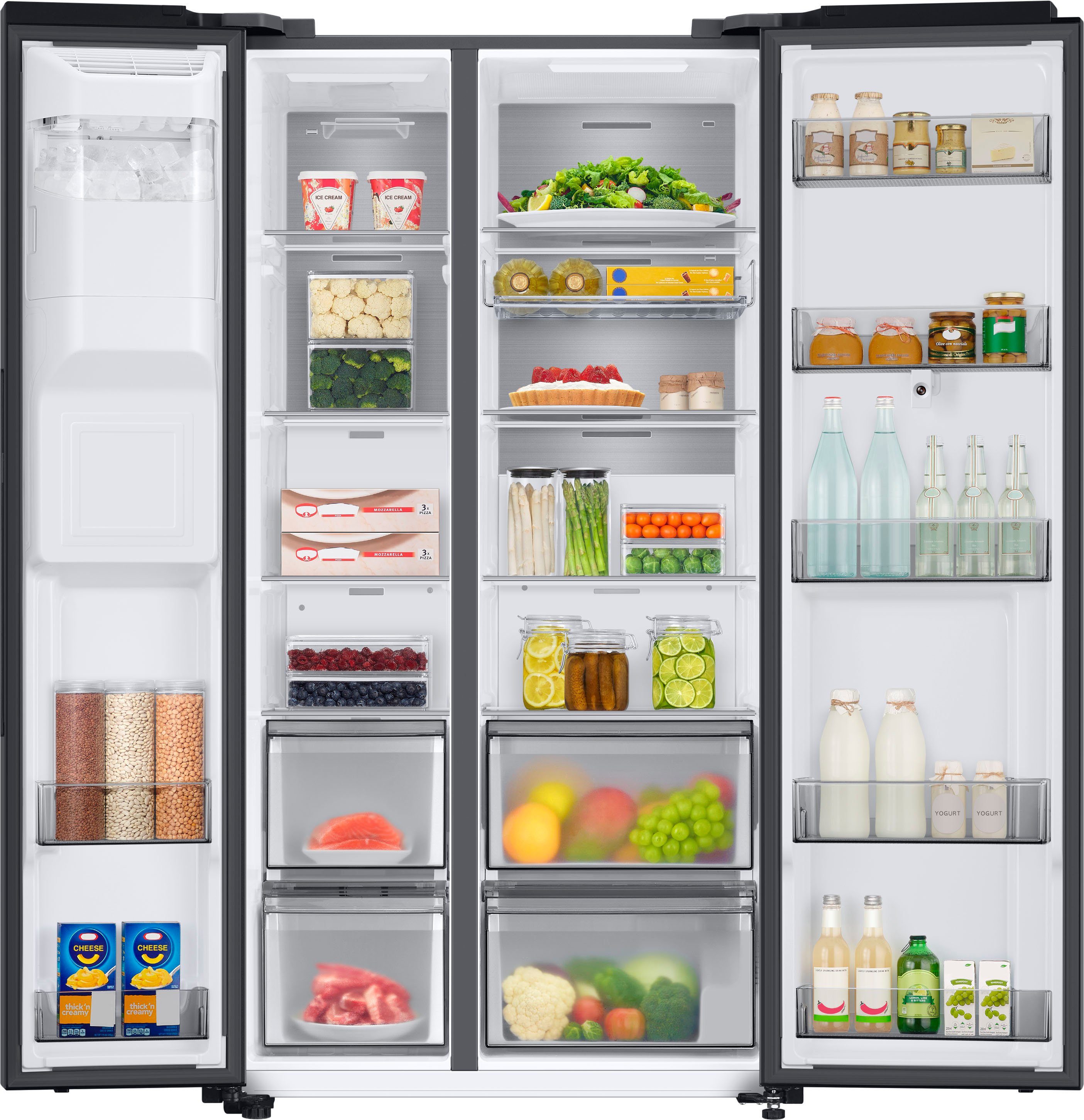 Samsung Side-by-Side RS6HA8891B1, 178 cm hoch, 91,2 cm breit