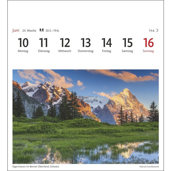 ALPEN SEHNSUCHTSKALENDER 2024. 53 POSTKARTEN - Kalender