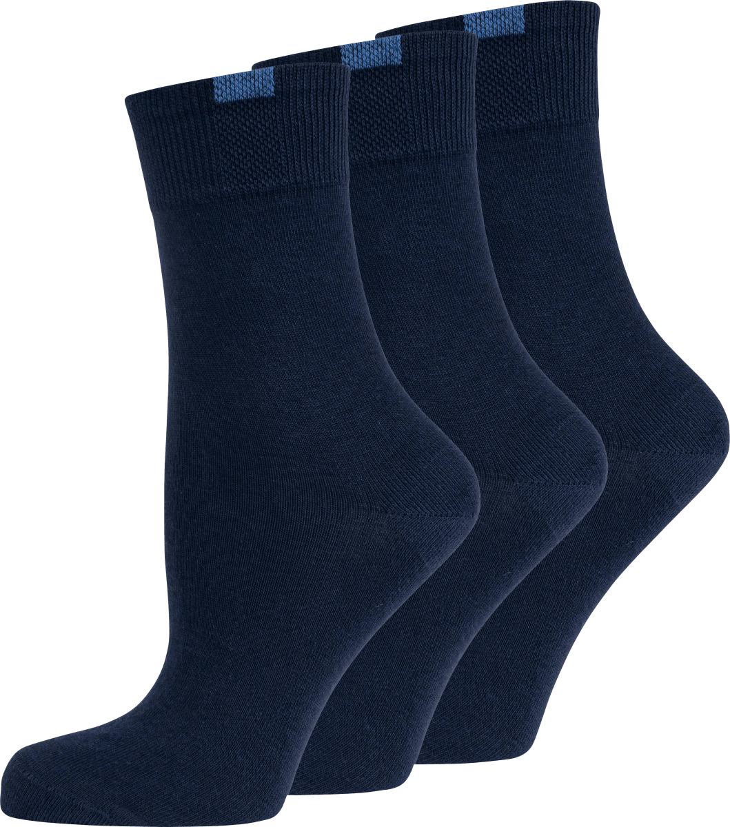 Passt Perfekt Socken blau Gr. 39-42, 3 St