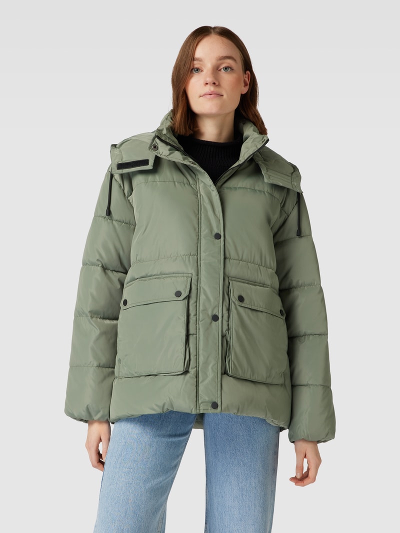 Steppjacke mit Pattentaschen Modell 'NORA' in mint