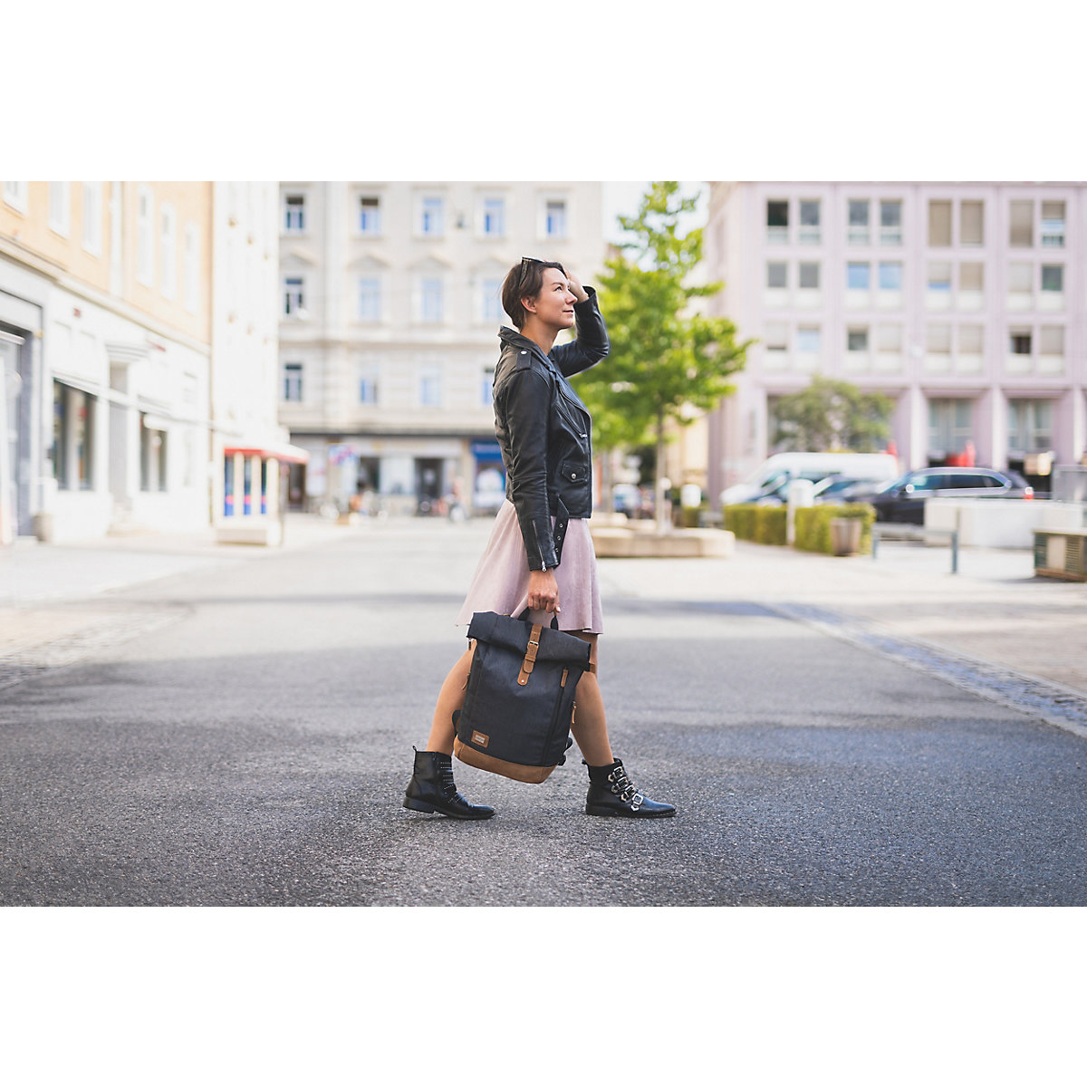 Wickelrucksack Berlin, schwarz