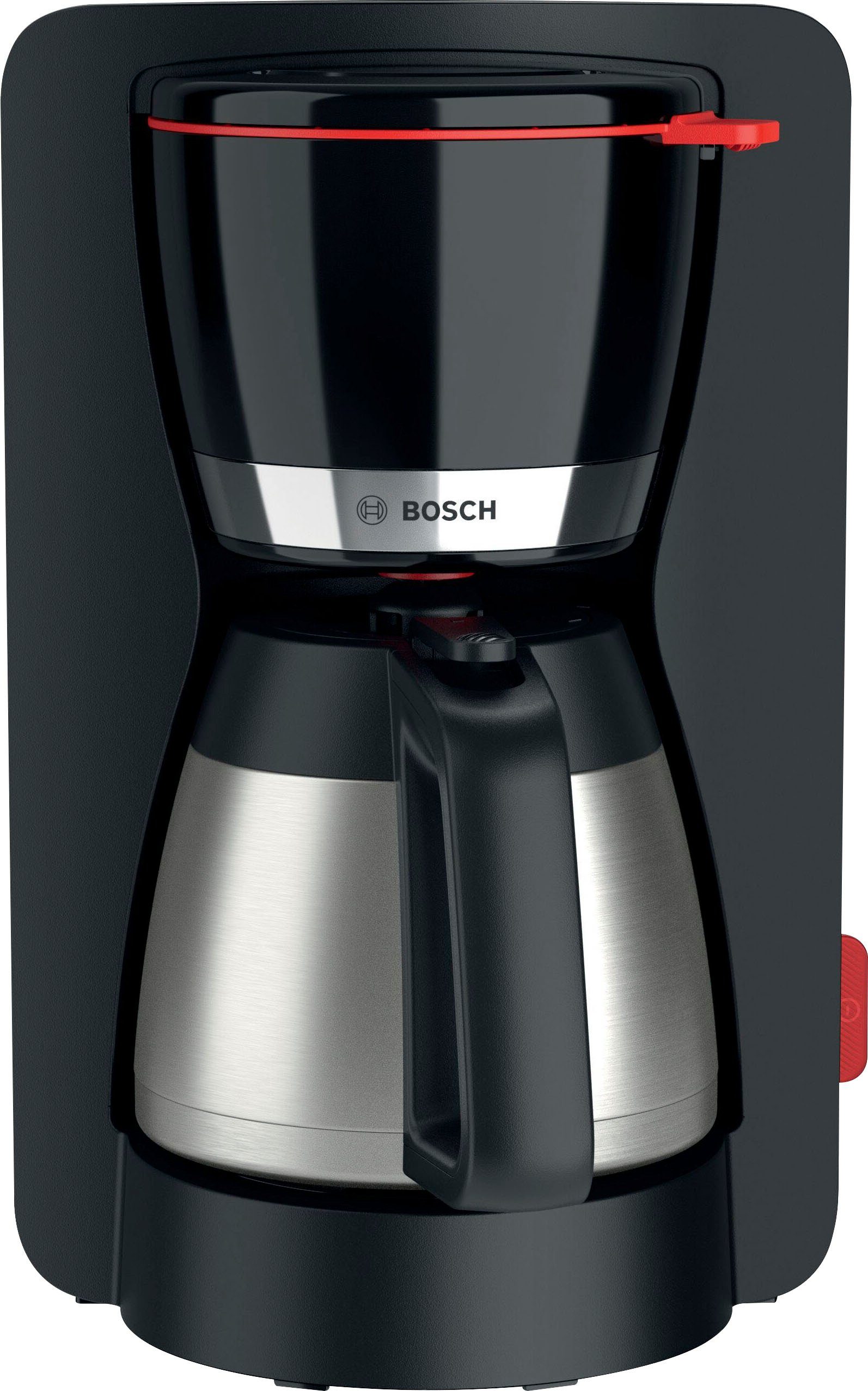 BOSCH Filterkaffeemaschine MyMoment TKA6M273, 1,1l Kaffeekanne, Papierfilter 1x4, für 8-12 Tassen, Aroma intense, Entkalkungsprogramm,Thermokanne,1200 W