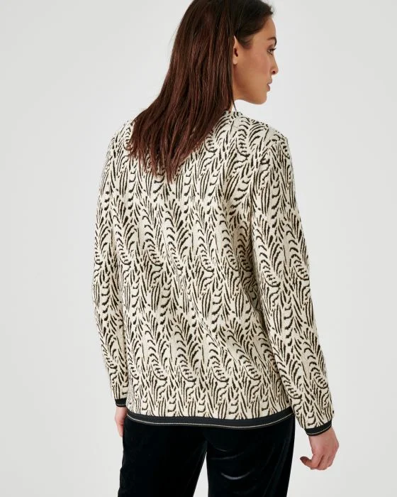 Sweat-shirt maille jacquard