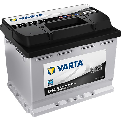 VARTA Black Dynamic 5564000483122 Autobatterien, C14, 12 V, 56 Ah, 480 A
