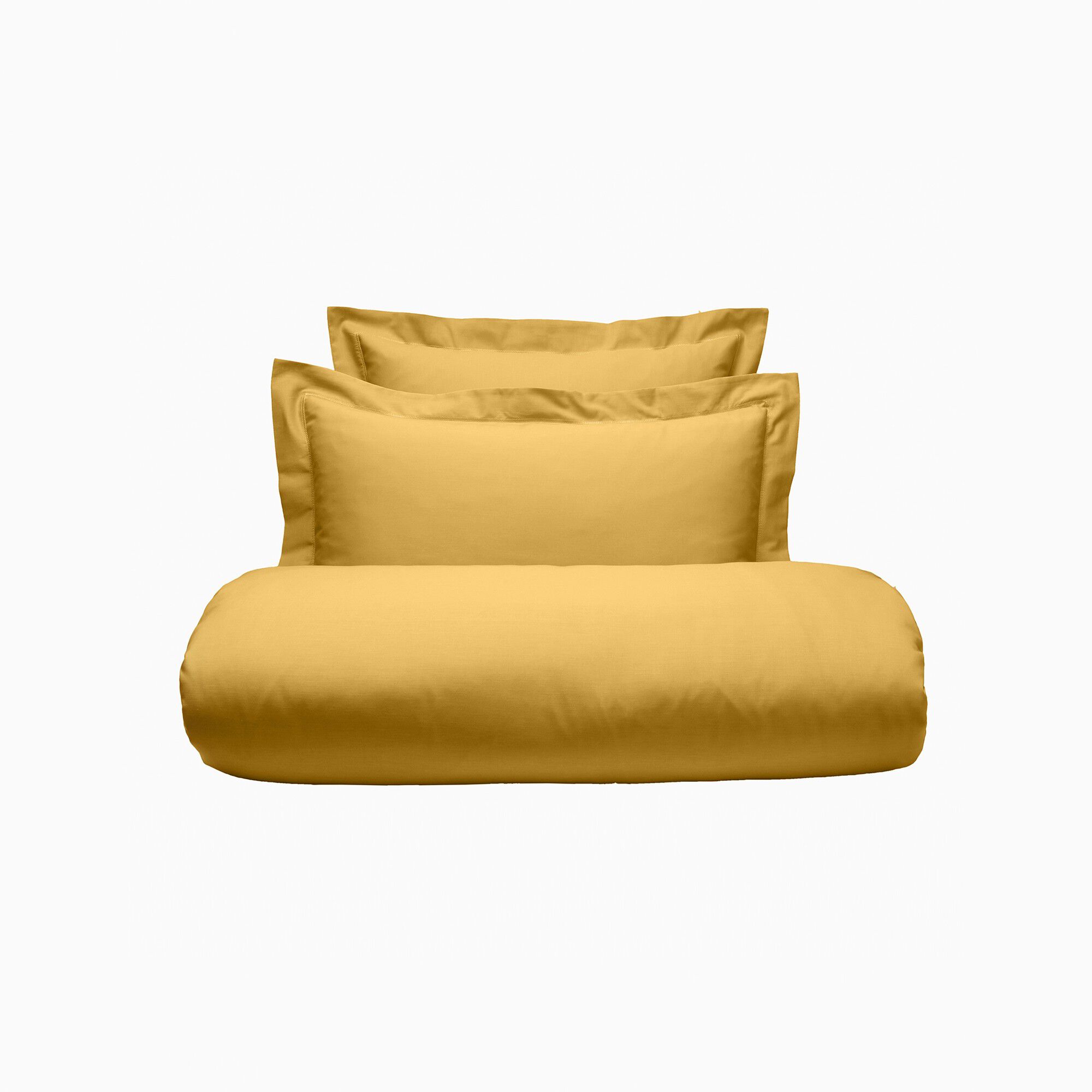 Linge de lit uni polyester-coton Colombine