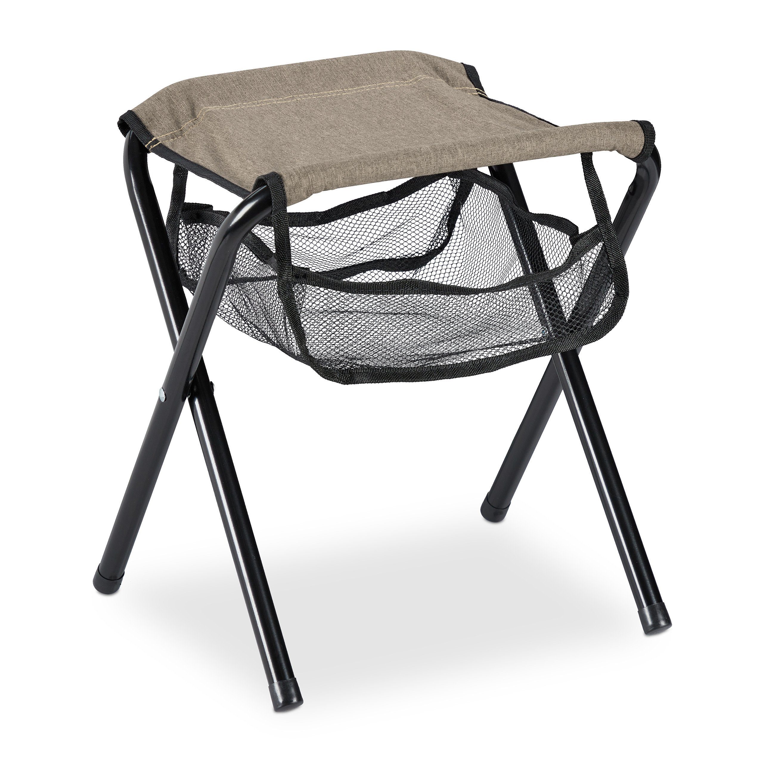 relaxdays Campinghocker Klapphocker bis 120 kg