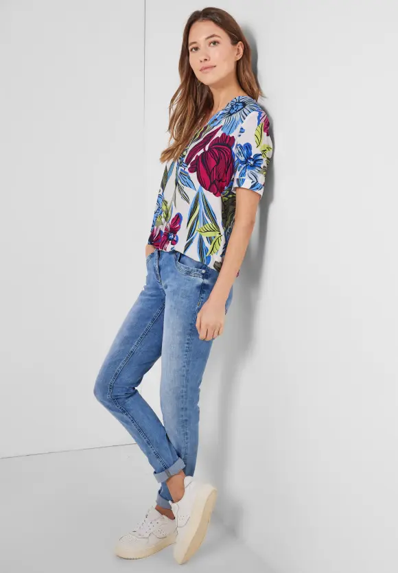 CECIL Bluse mit Blumenprint