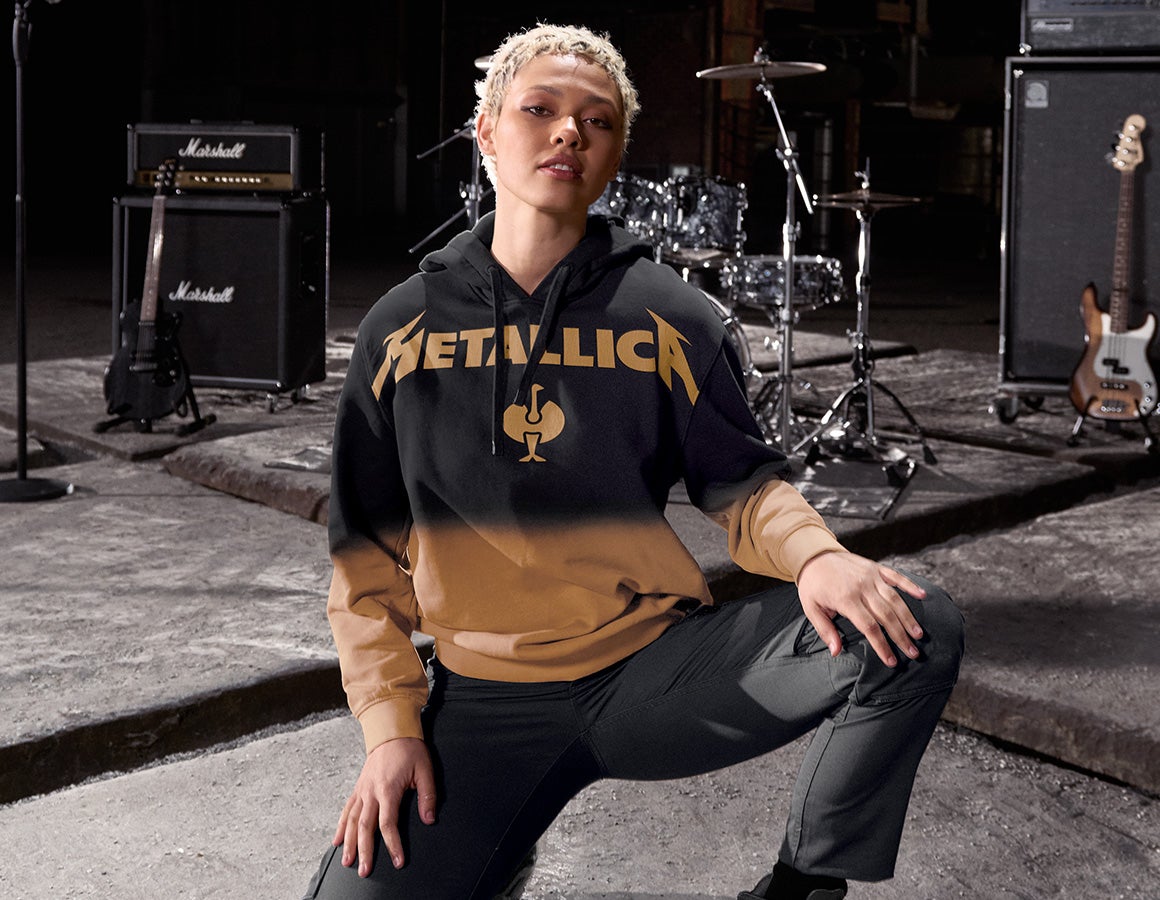 Metallica cotton hoodie, ladies