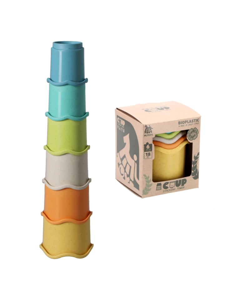 Otto Simon Stapelturm Stapelbecher Biokunststoff 6 Teile 18 Monate günstig kaufen onesize