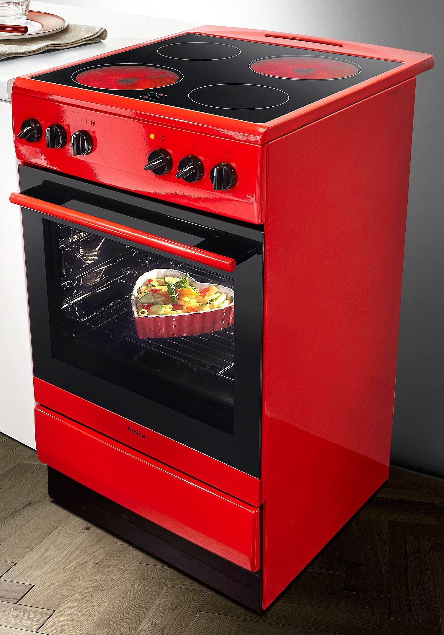 Amica Elektro-Standherd SHC 11506 R, Steam Clean