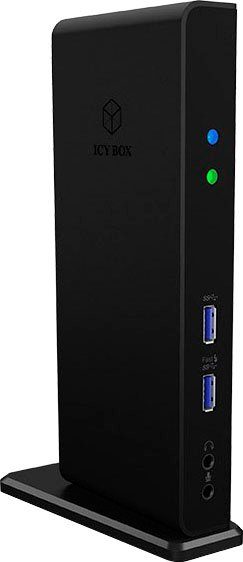 ICY BOX Laptop-Dockingstation ICY BOX USB 3.0 Notebook DockingStation, DisplayLink, 2x HDMI