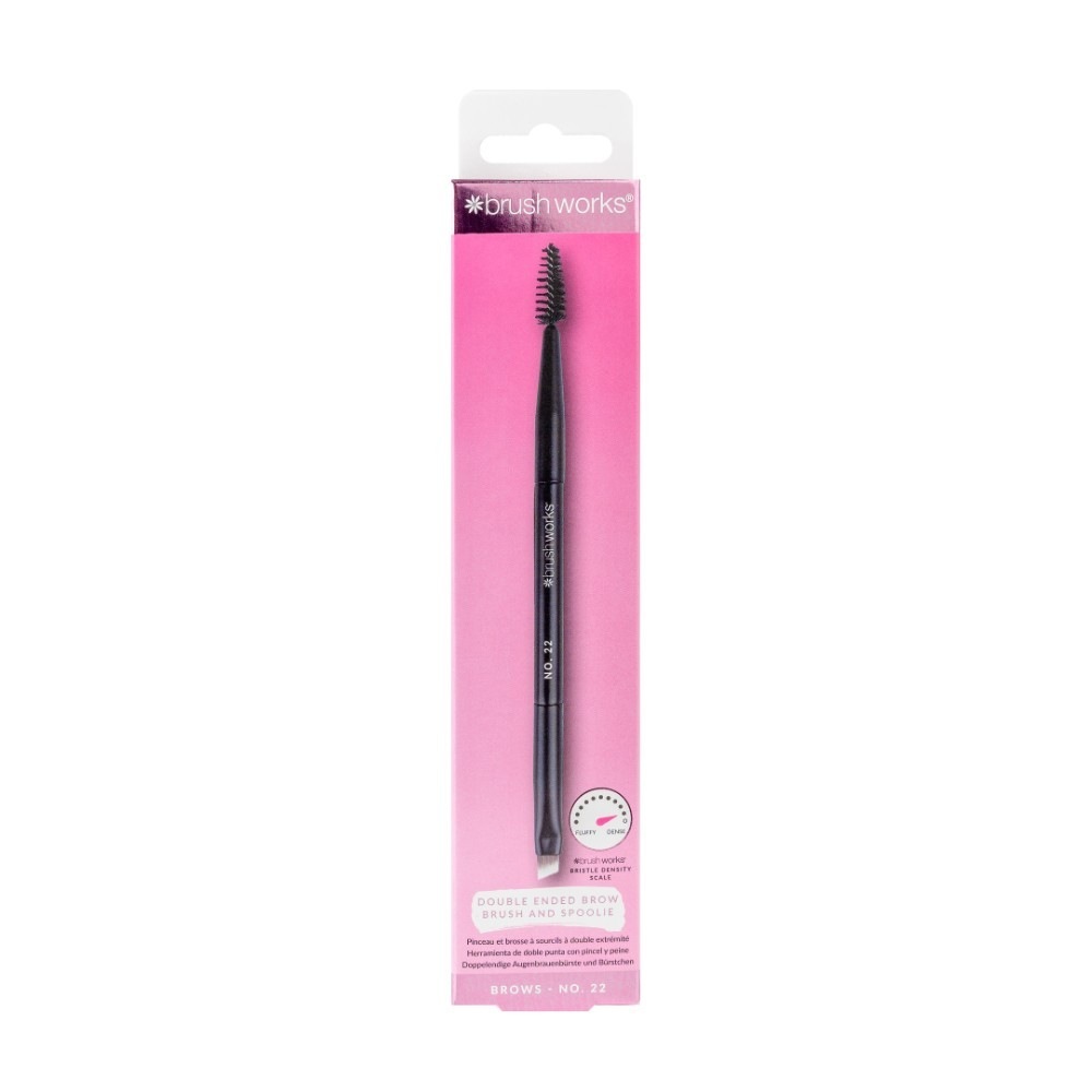 Cepillo de cejas de doble punta Brushworks n.° 22
