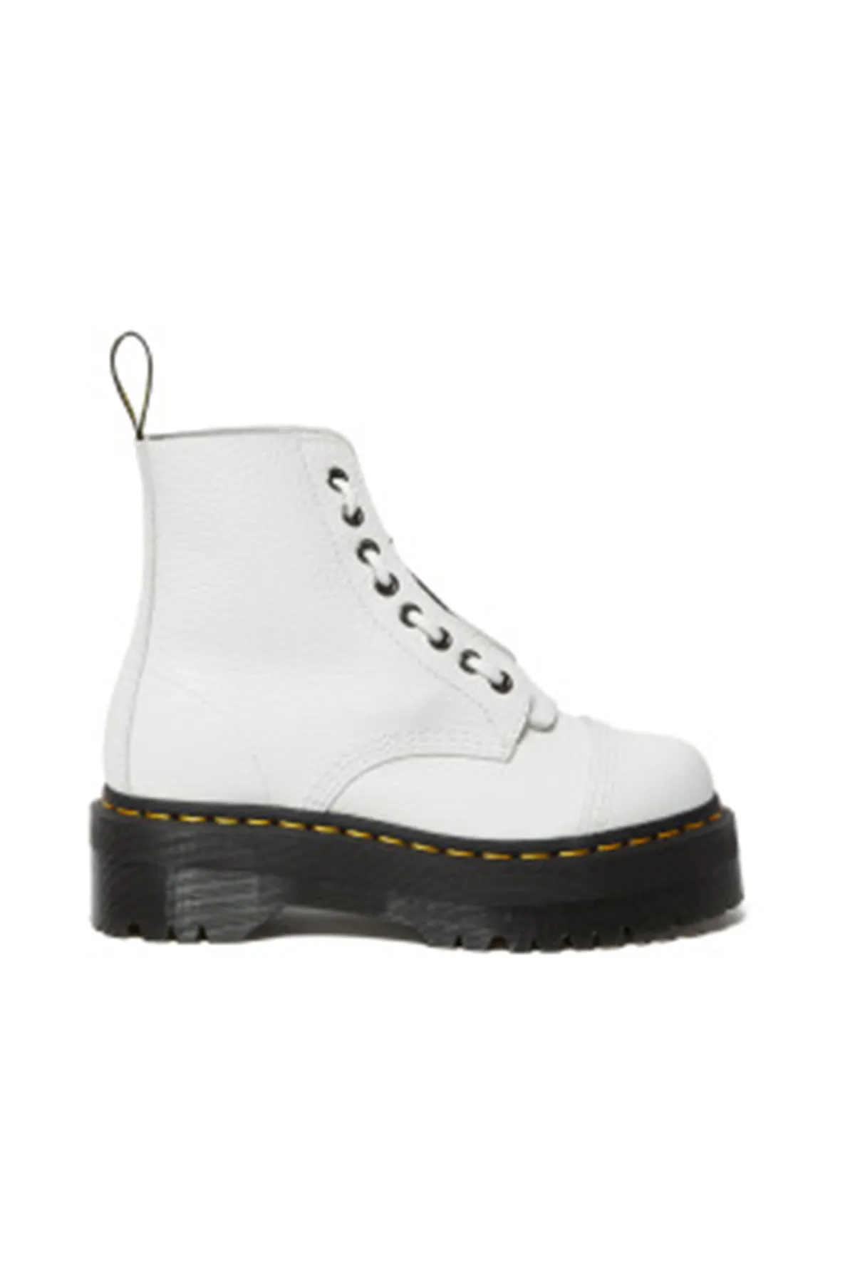 Dr. Martens  Stiefelette - Weiß - Flacher Absatz
