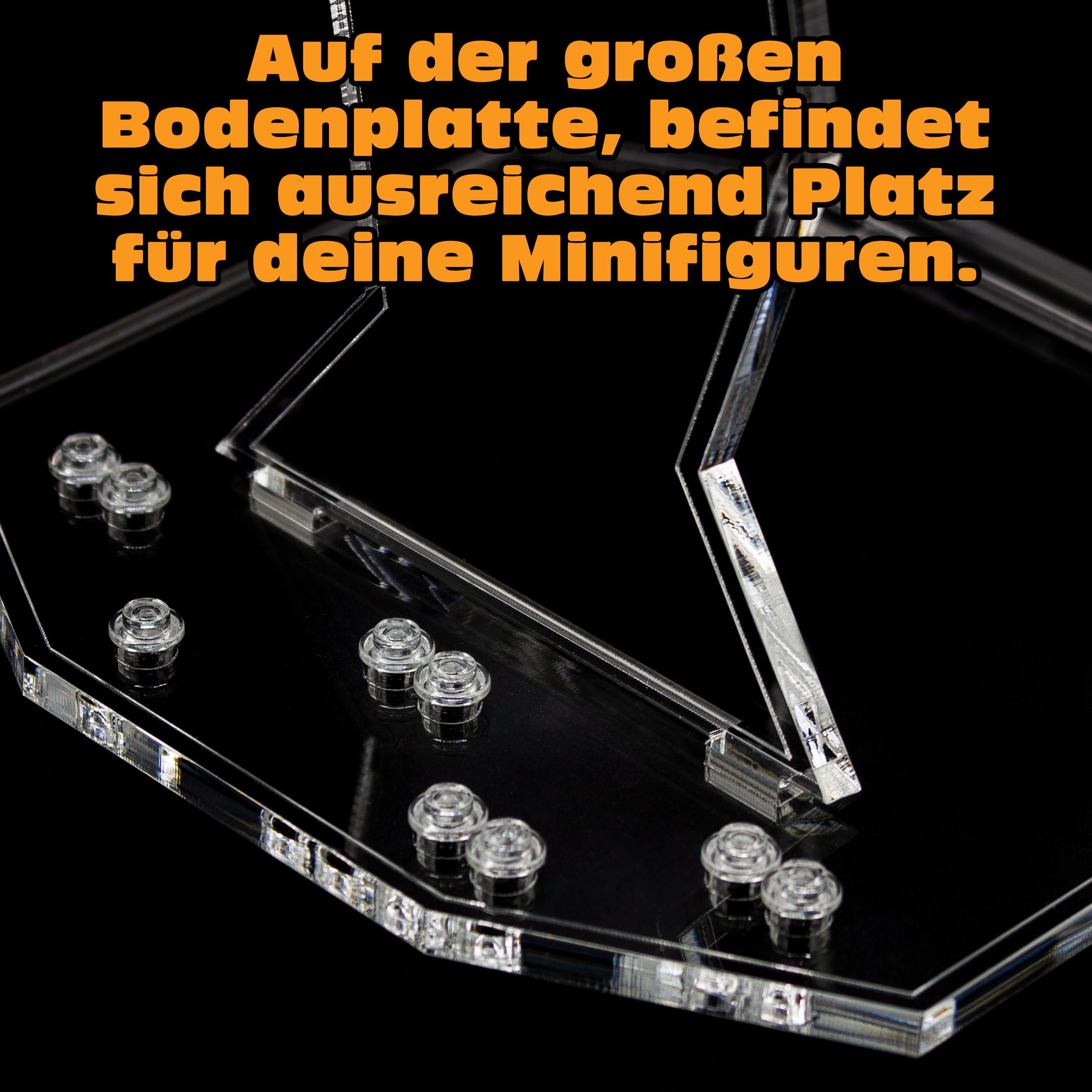 AREA17 Standfuß Acryl Display Stand für LEGO 75232 The Justifier (1 St), zum selbst zusammenbauen