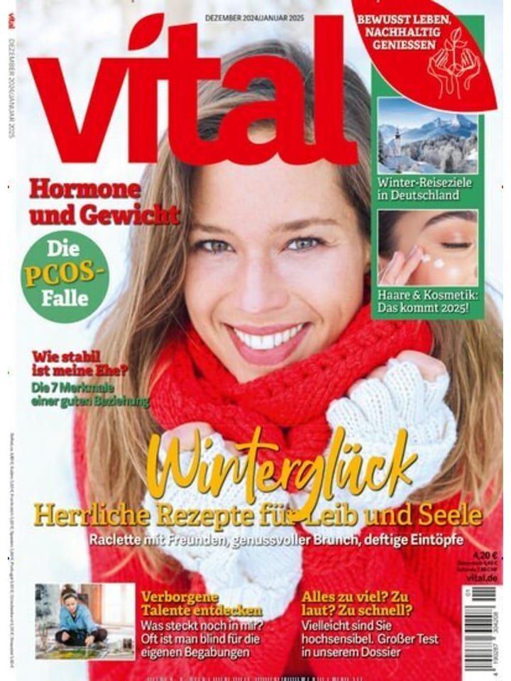 Hubert Burda Media 6 x VITAL Zeitschrift (Gutschein für Jahres Abo) günstig kaufen onesize