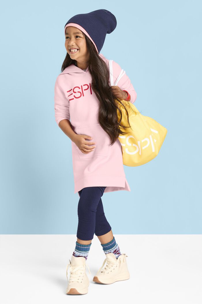 Sweatkleid mit Logo-Print