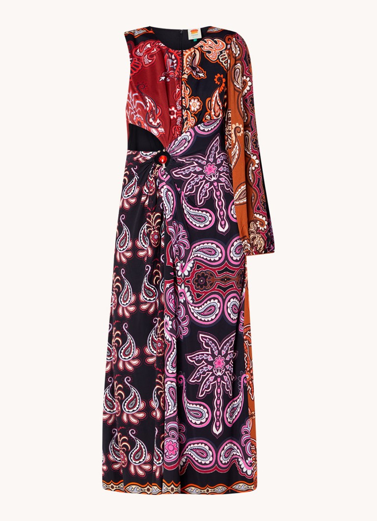 Rochie maxi asimetrică Farm Rio cu crăpături
