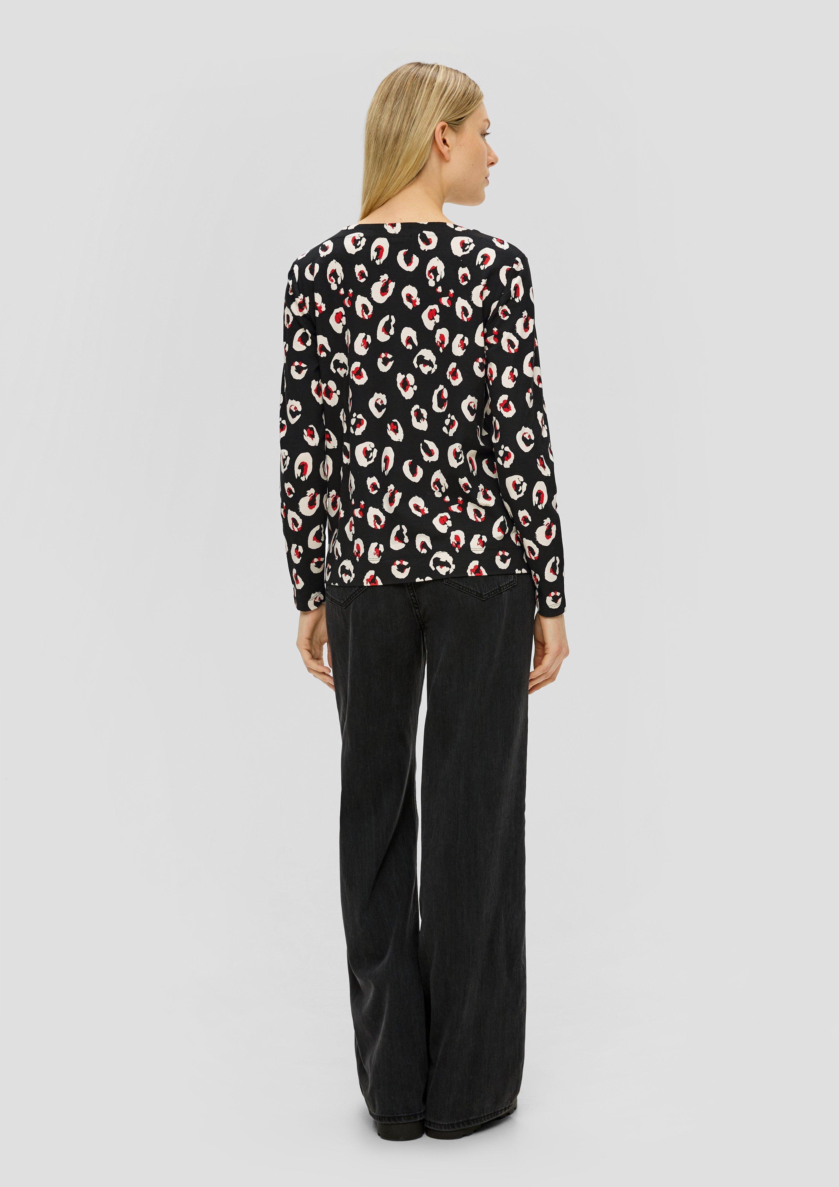 Longsleeve aus Viskosestretch  2139664-99A1