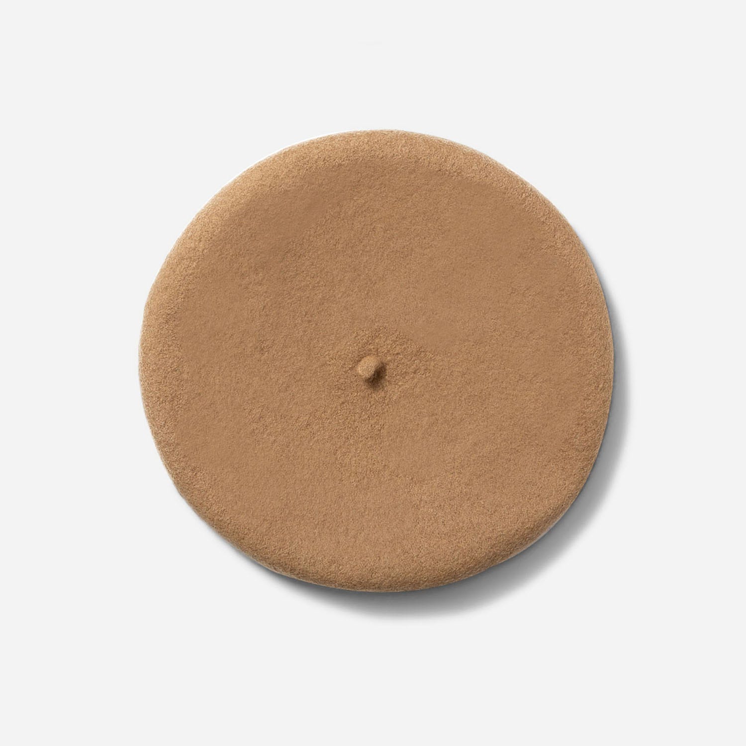 Béret camel en laine