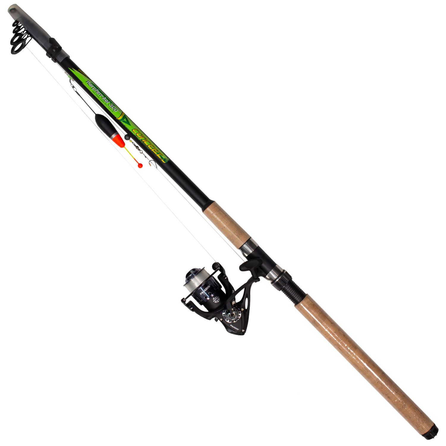 Arapaima Fishing Equipment Carp & Eel Combo 300 Angelrute und Rolle