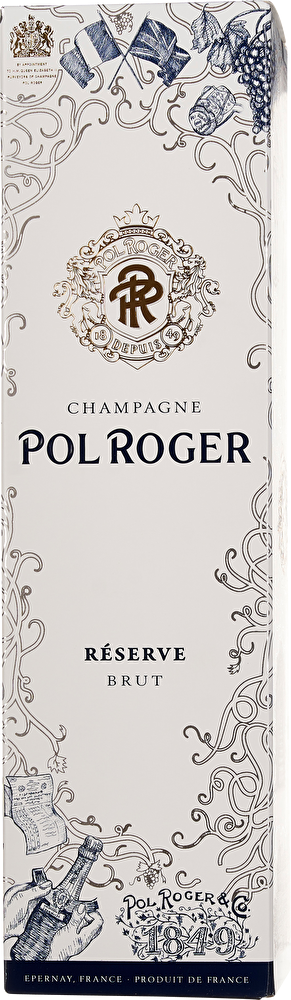 Pol Roger Champagne Brut Réserve im Geschenkkarton