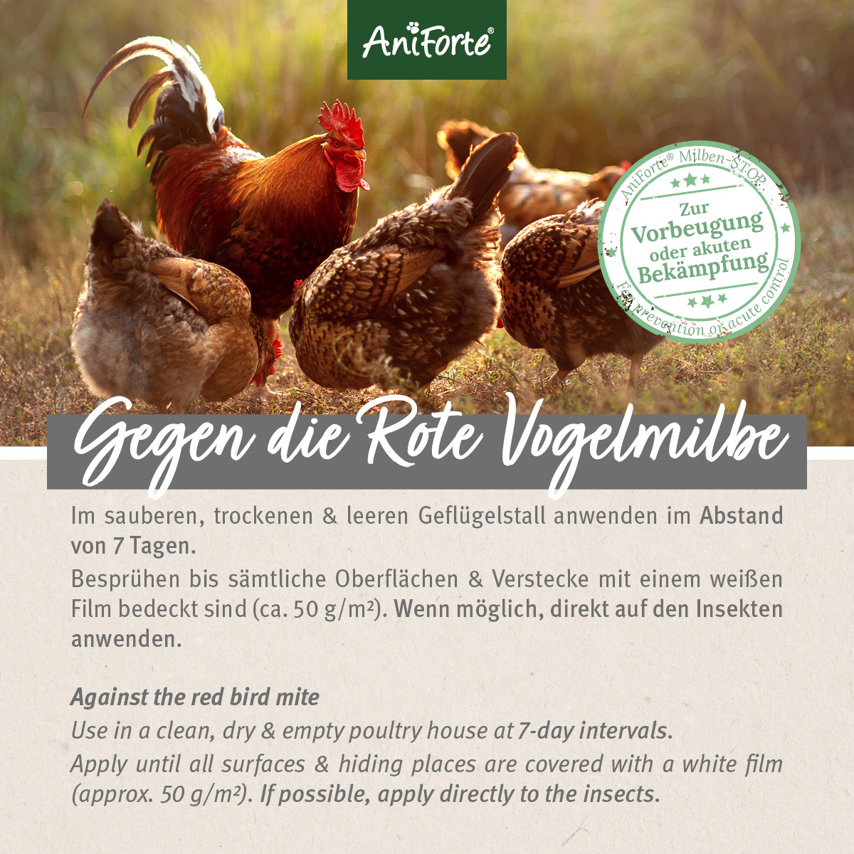 Aniforte Zubehör Aniforte Milben STOP Kieselgur inkl. Stäuberflasche 2kg
