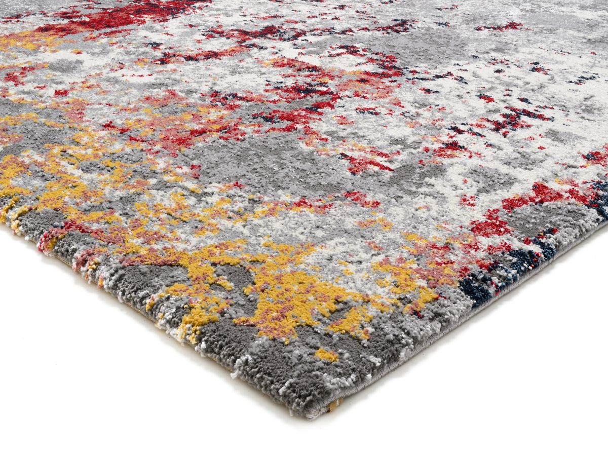 Webteppich Collage eight Multicolor 65 x 130 cm