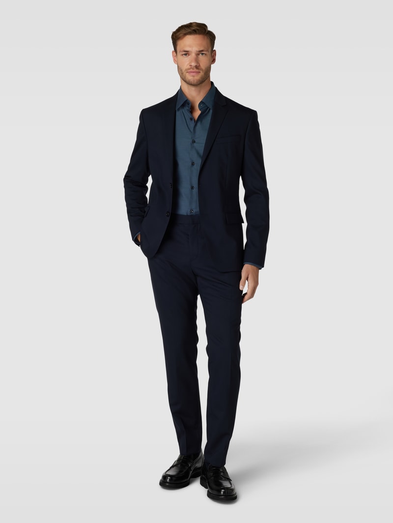 Business-Hemd mit Kentkragen Modell 'HANK' in aqua blau