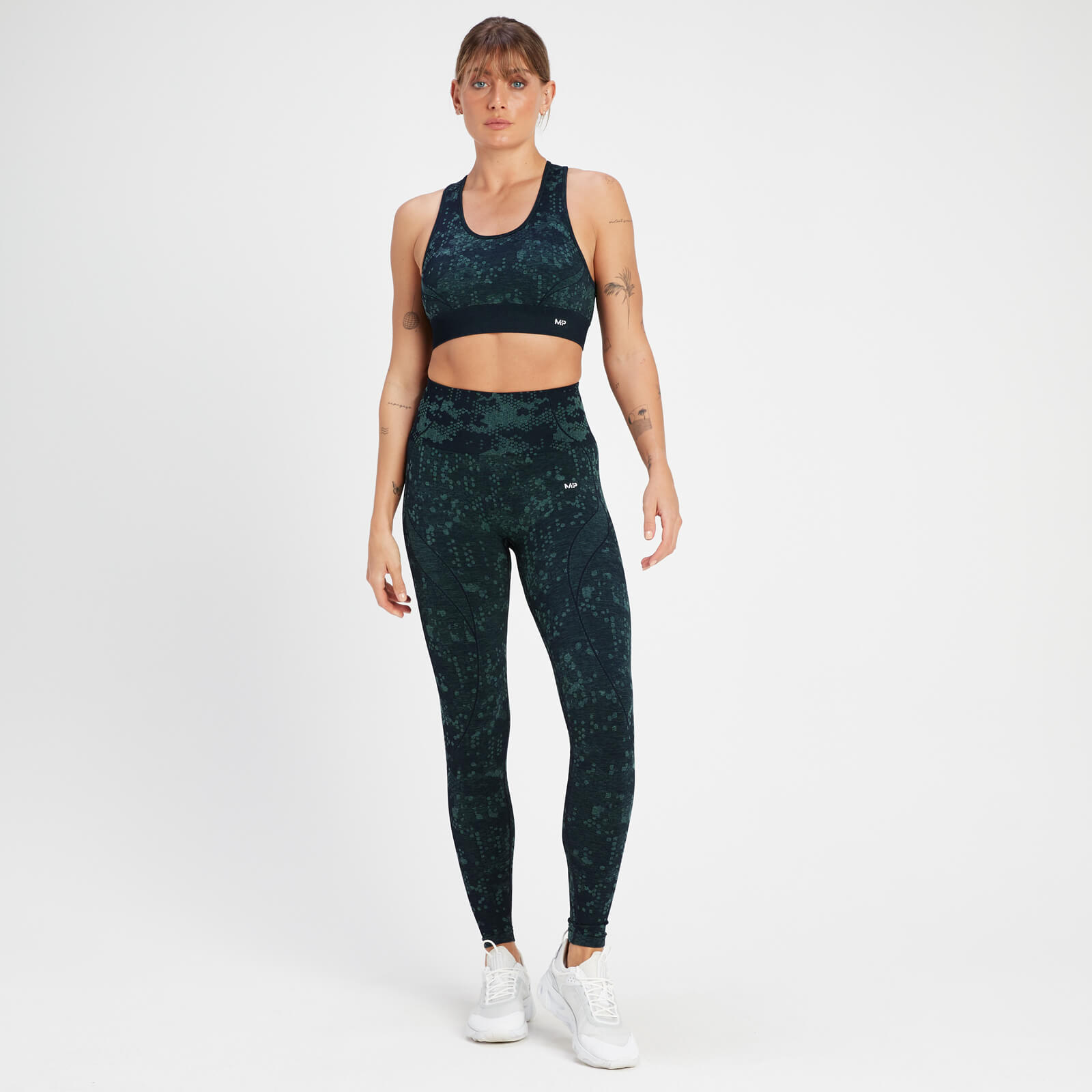 Legging à motif sans coutures MP Adapt pour femmes – Bleu marine foncé