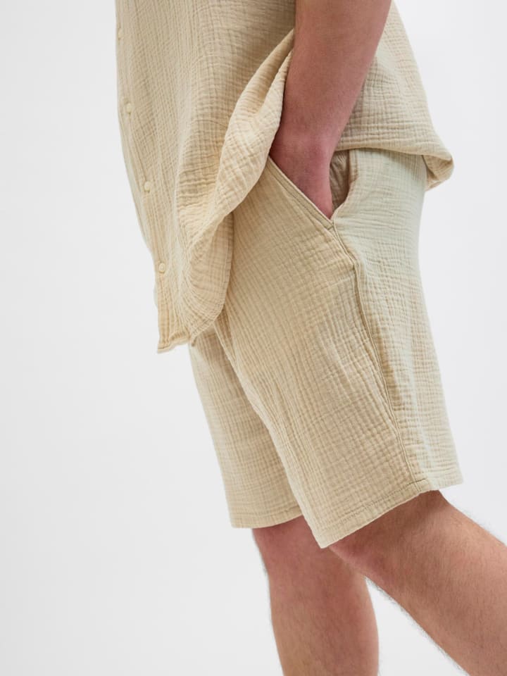 JACK & JONES PLUS Shorts in Safari günstig kaufen