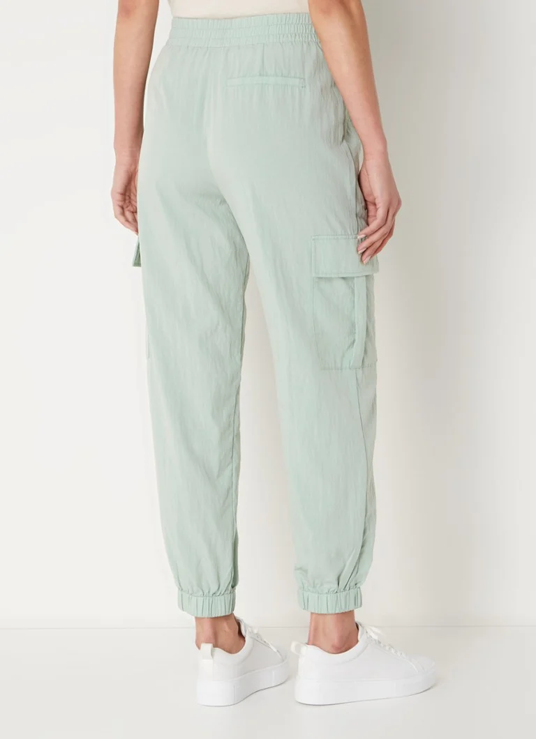 Pantaloni cargo conici cu talie înaltă OPUS Mabecca