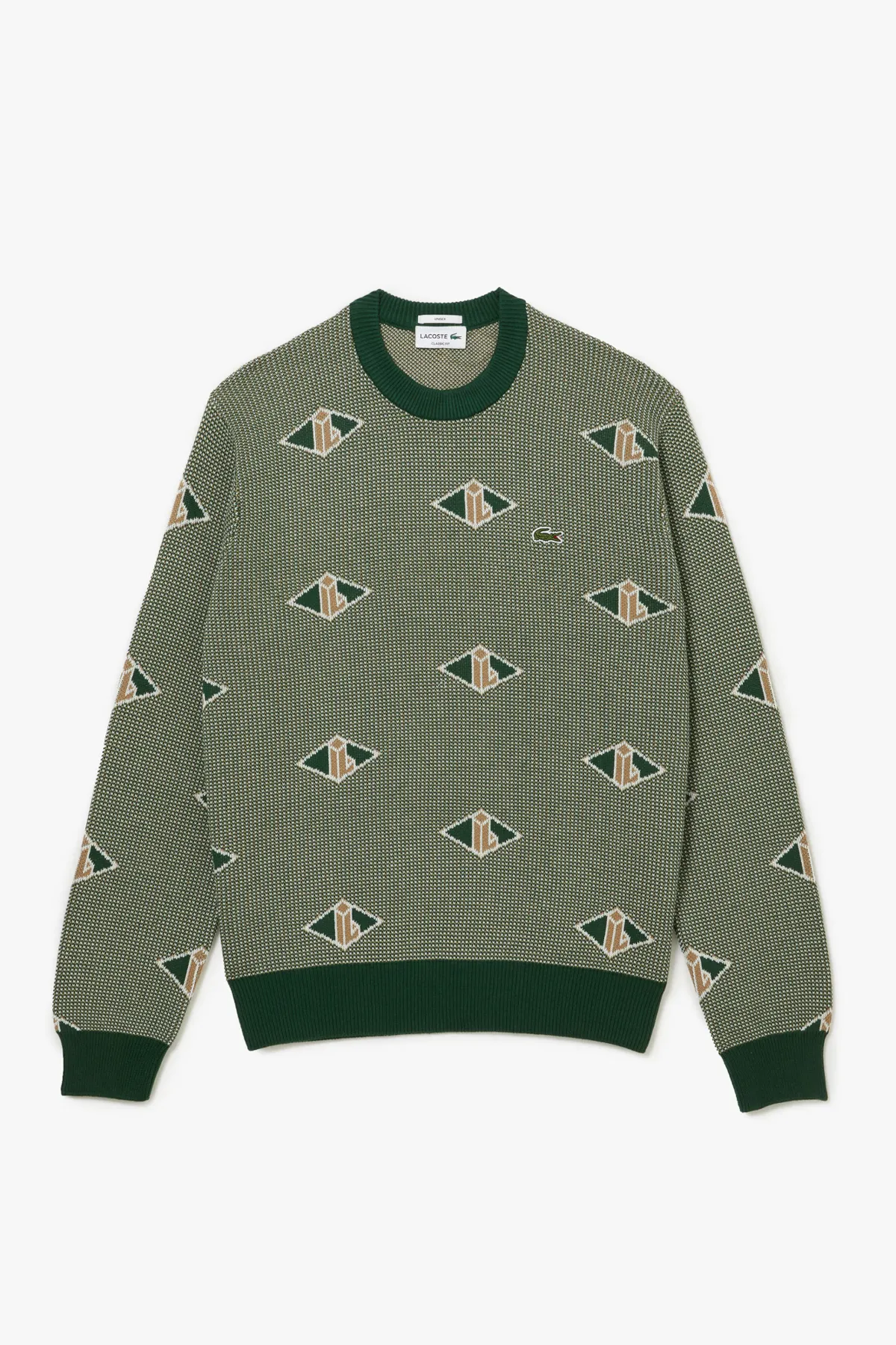 Lacoste  VERT/VIENNOIS-FARINE Pullover für Unisex