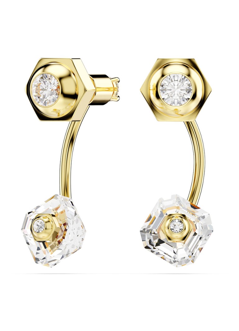 Swarovski Numina gold-plated stud earrings