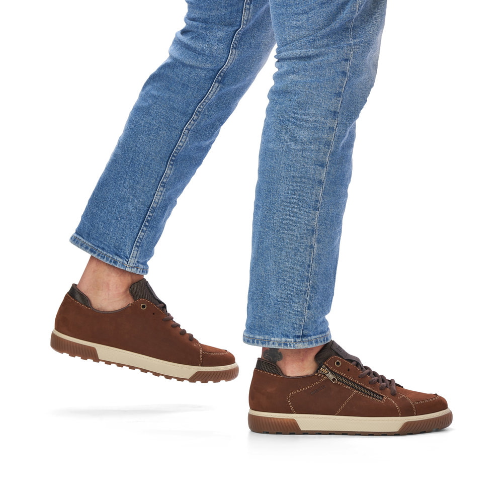 Rieker Herren Sneaker Low karamellbraun