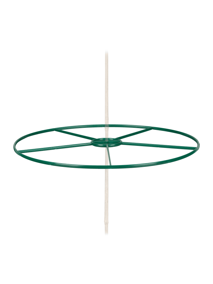 relaxdays 6 x Staudenringe in Dunkelgrün - (D)39 cm günstig kaufen onesize