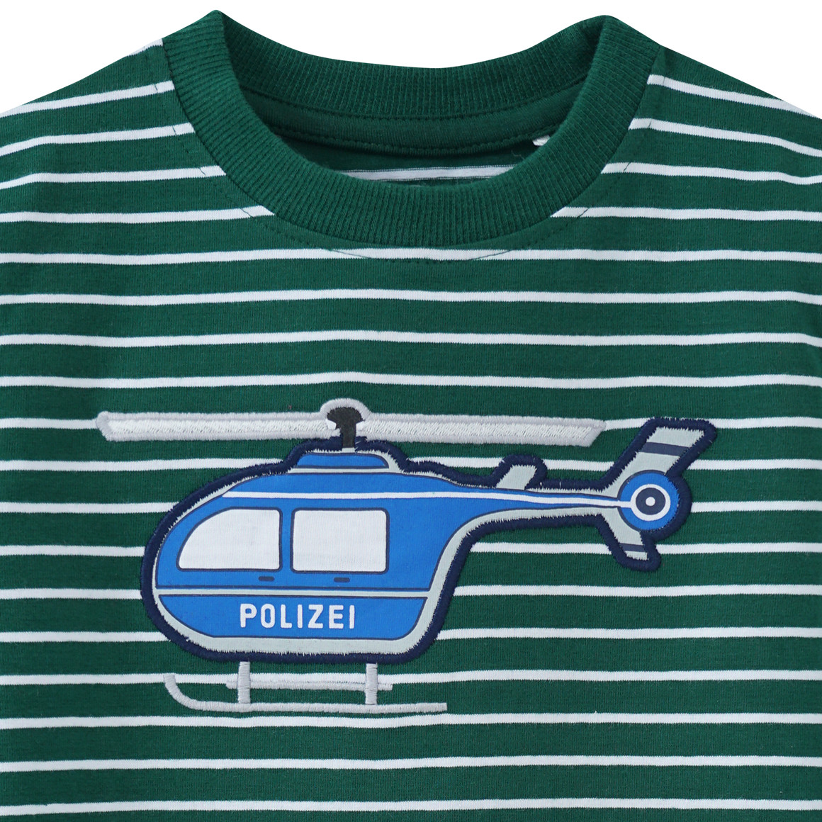 Kinder Langarmshirt mit Polizei-Applikation