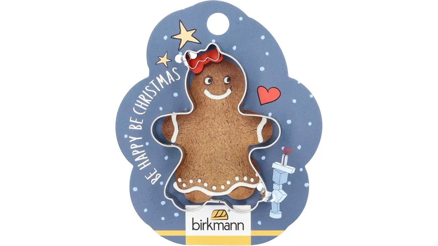 RBV BIRKMANN Ausstechform Lebkuchenfrau 7,5cm