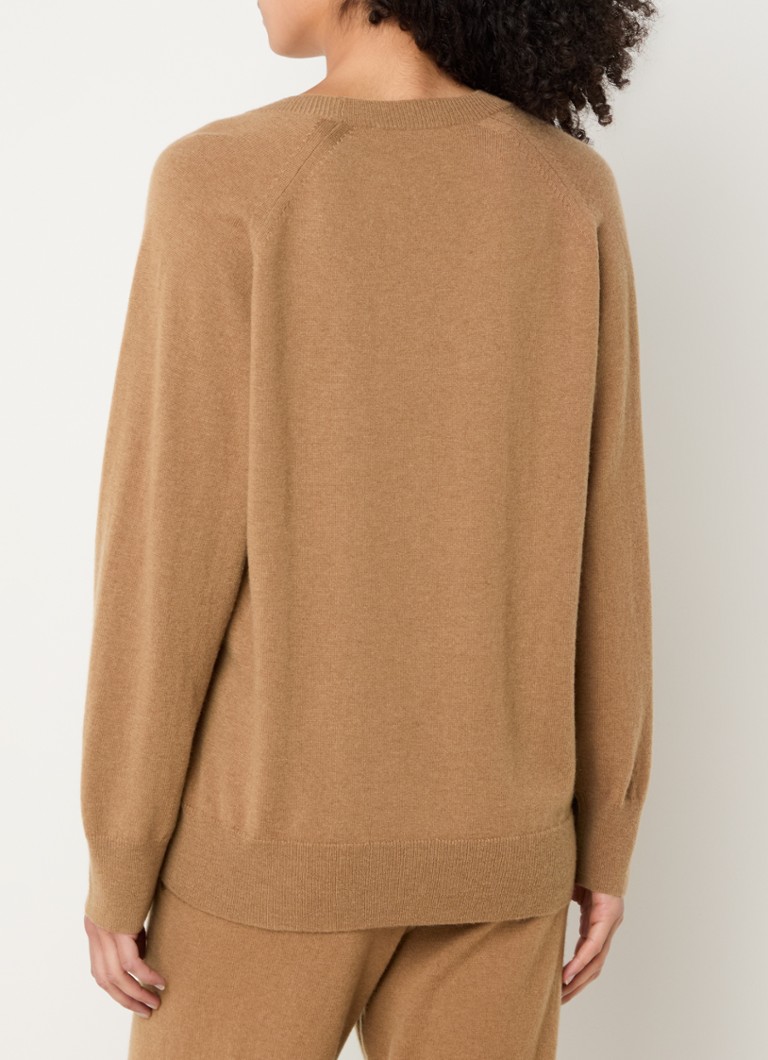 MaxMara  Ampezzo fijngebreid vest in kasjmierblend met V-hals