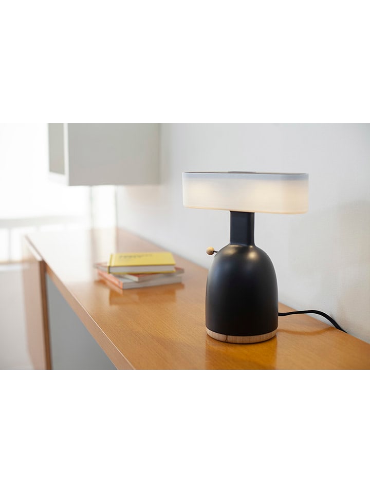 Designnest LED-Tischleuchte ''Dina Coin Lamp'' in Schwarz - (B)23 x (H)27 x (T)12 cm günstig kaufen onesize