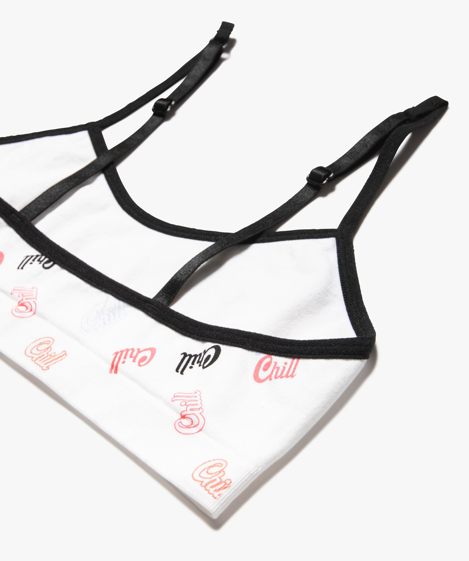 Brassière fille sans coutures imprimé à fines bretelles imprime | GEMO