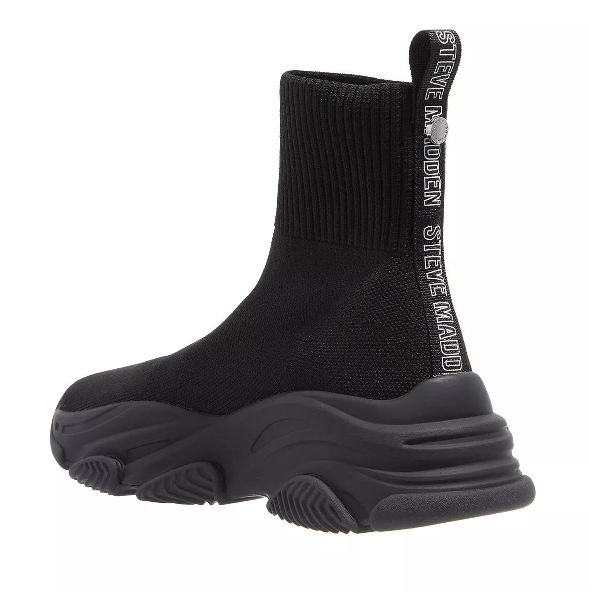 STEVEN MADDEN Freizeit Schnürer schwarz Slip-On Sneaker