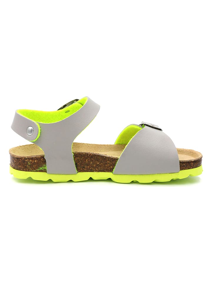Little Sky Sandalen in Grau/ Limette günstig kaufen