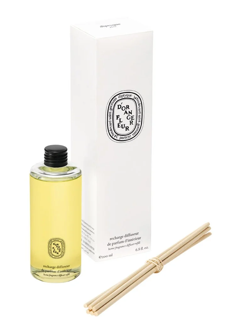 DIPTYQUE Reed diffuser Fleur D'Oranger Refill - ανταλλακτικό ανταλλακτικό για μπαστουνάκια θυμιάματος 200 ml