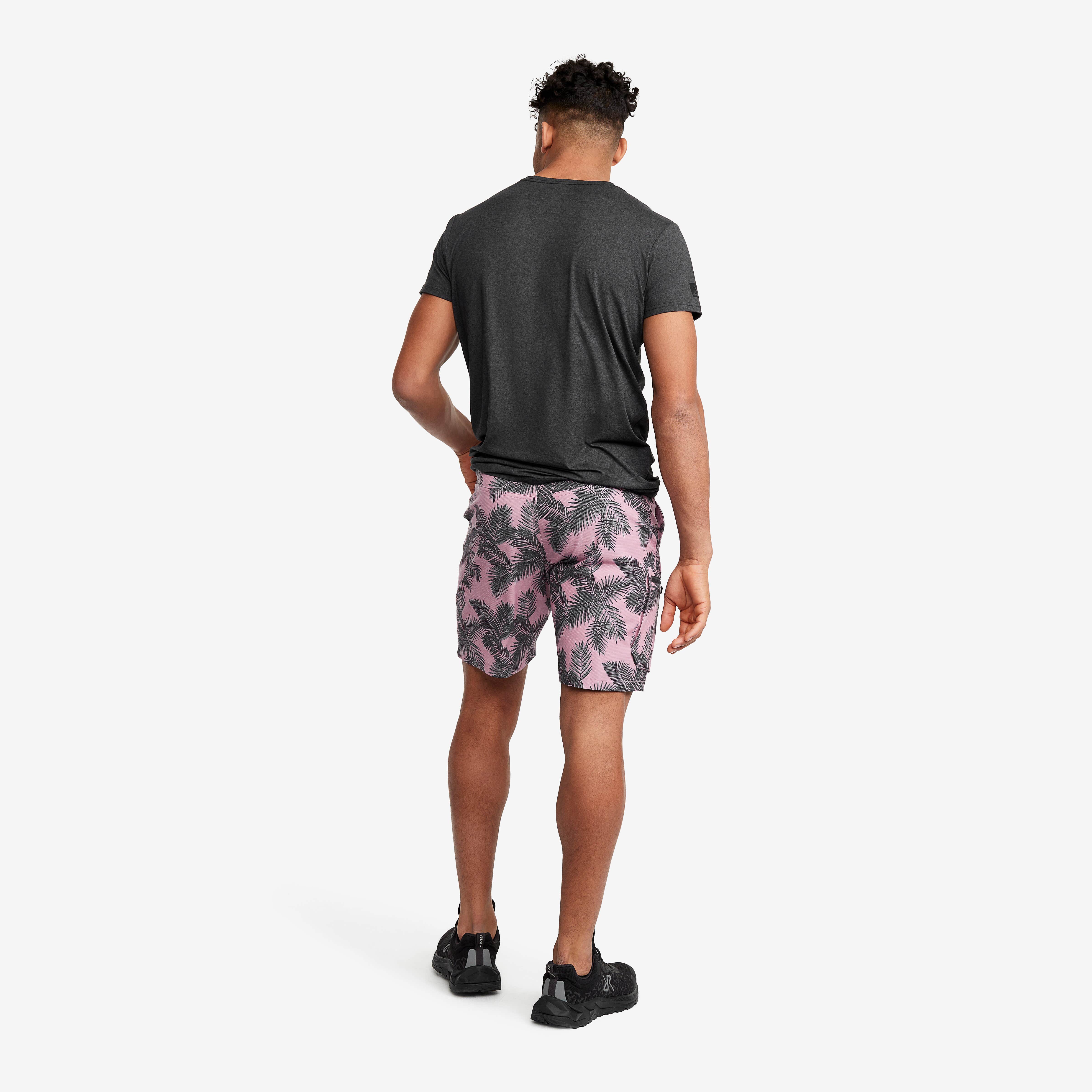 Boarderline Shorts Homme Mauve Palm