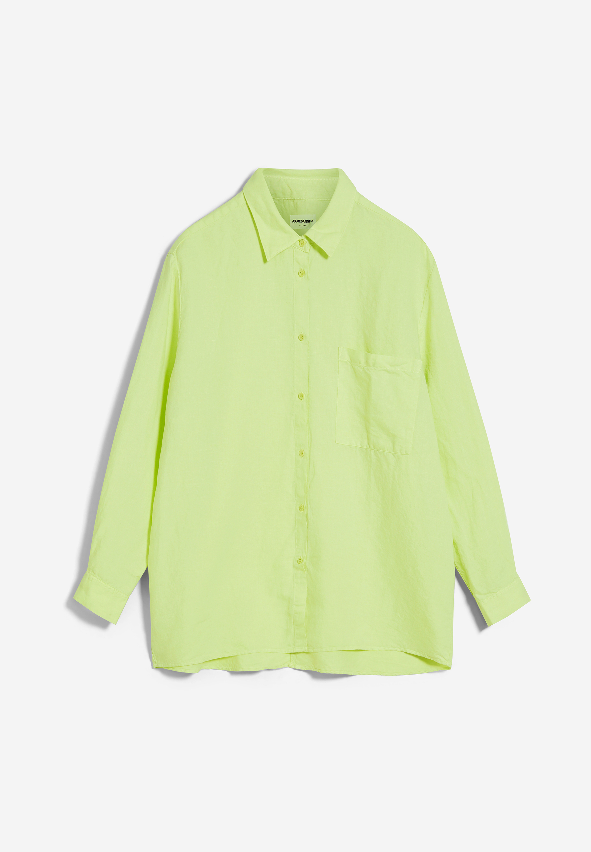 Bluse Relaxed Fit aus Leinen-Mix